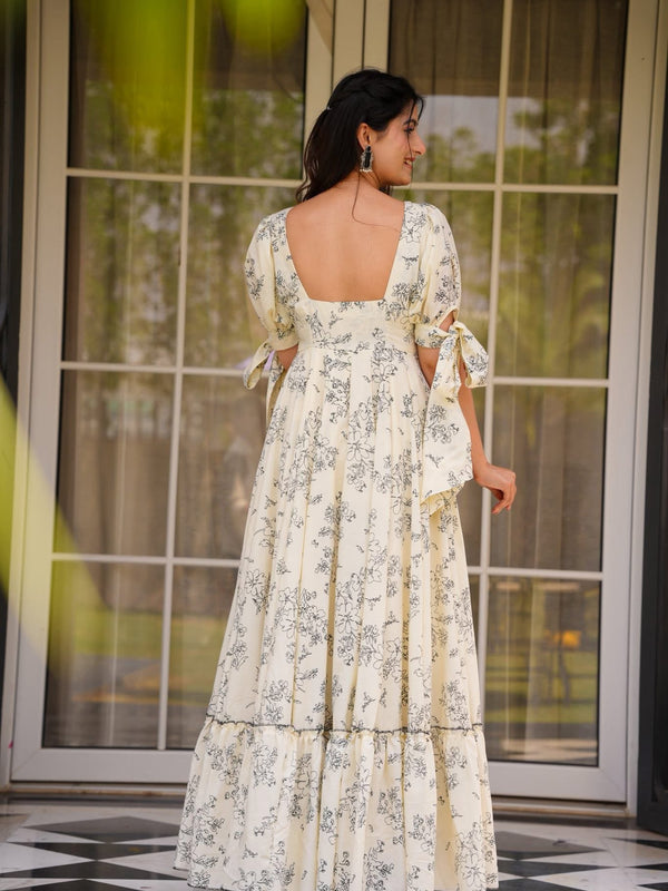 Women's Poly Rayon Printed Gown