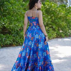 Women's Poly Rayon Printed Gown