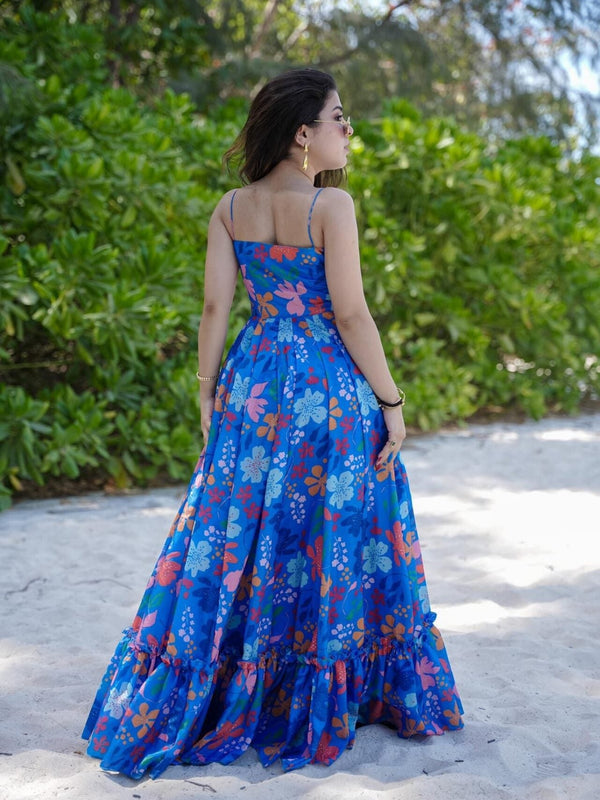 Women's Poly Rayon Printed Gown