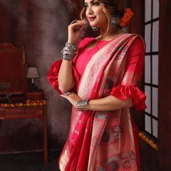 Mercury Pure Soft Silk Saree