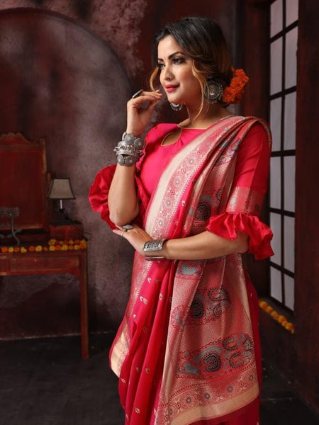 Mercury Pure Soft Silk Saree