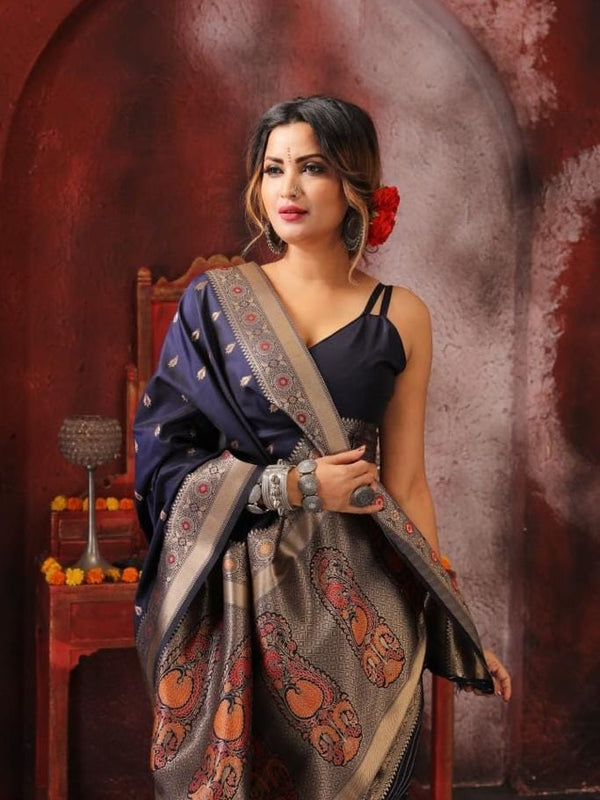 Mercury Pure Soft Silk Saree