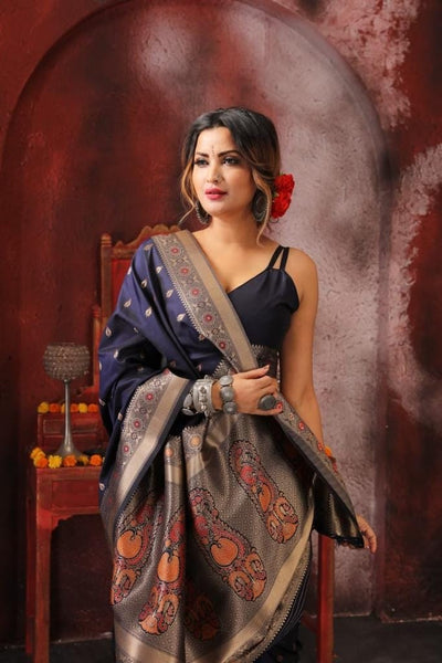 Mercury Pure Soft Silk Saree