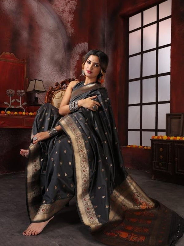 Mercury Pure Soft Silk Saree