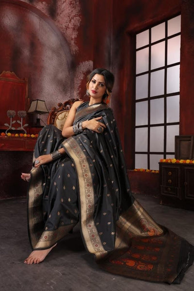Mercury Pure Soft Silk Saree