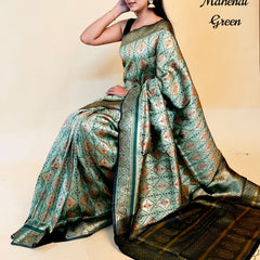 Rasbhari Banarasi Style Patola Weaving Saree
