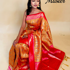 Rasbhari Banarasi Style Patola Weaving Saree