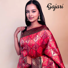 Rasbhari Banarasi Style Patola Weaving Saree