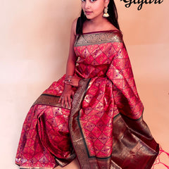 Rasbhari Banarasi Style Patola Weaving Saree